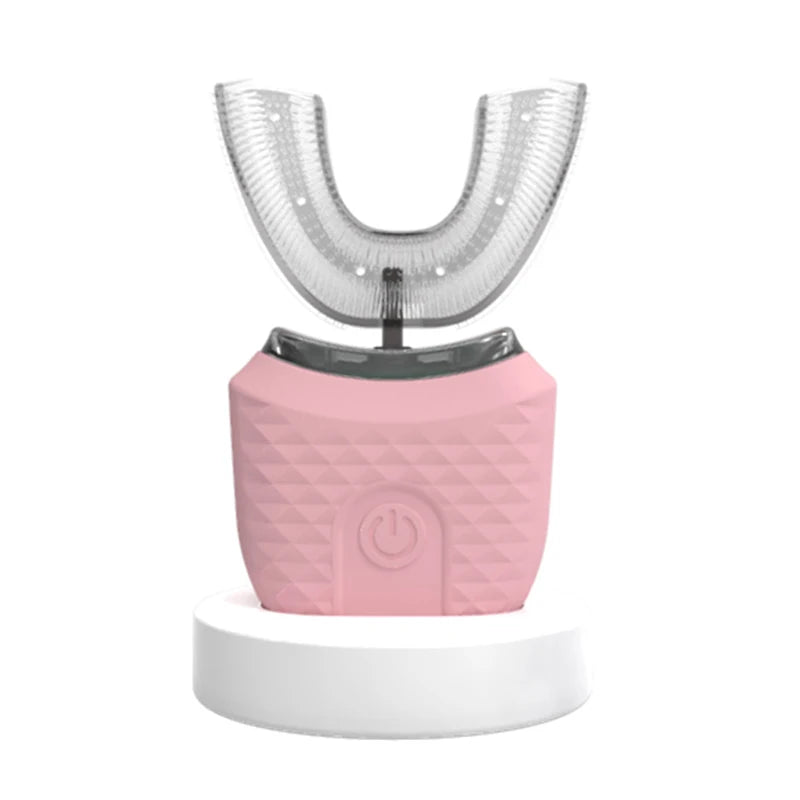 BRUSHiE I U-Shaped Toothbrush designed for kids, featuring soft silicone and sonic motion for effective cleaning.