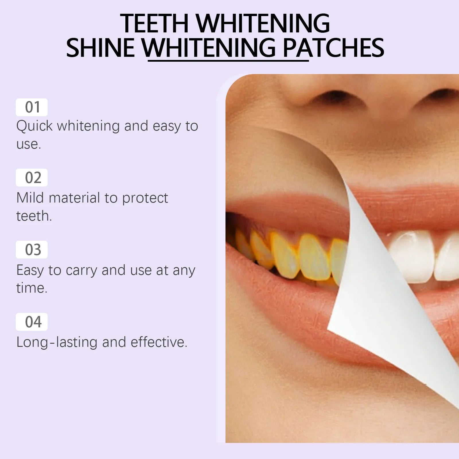 Teeth whitening patches are easy to use, effective, and protect teeth while providing quick whitening.